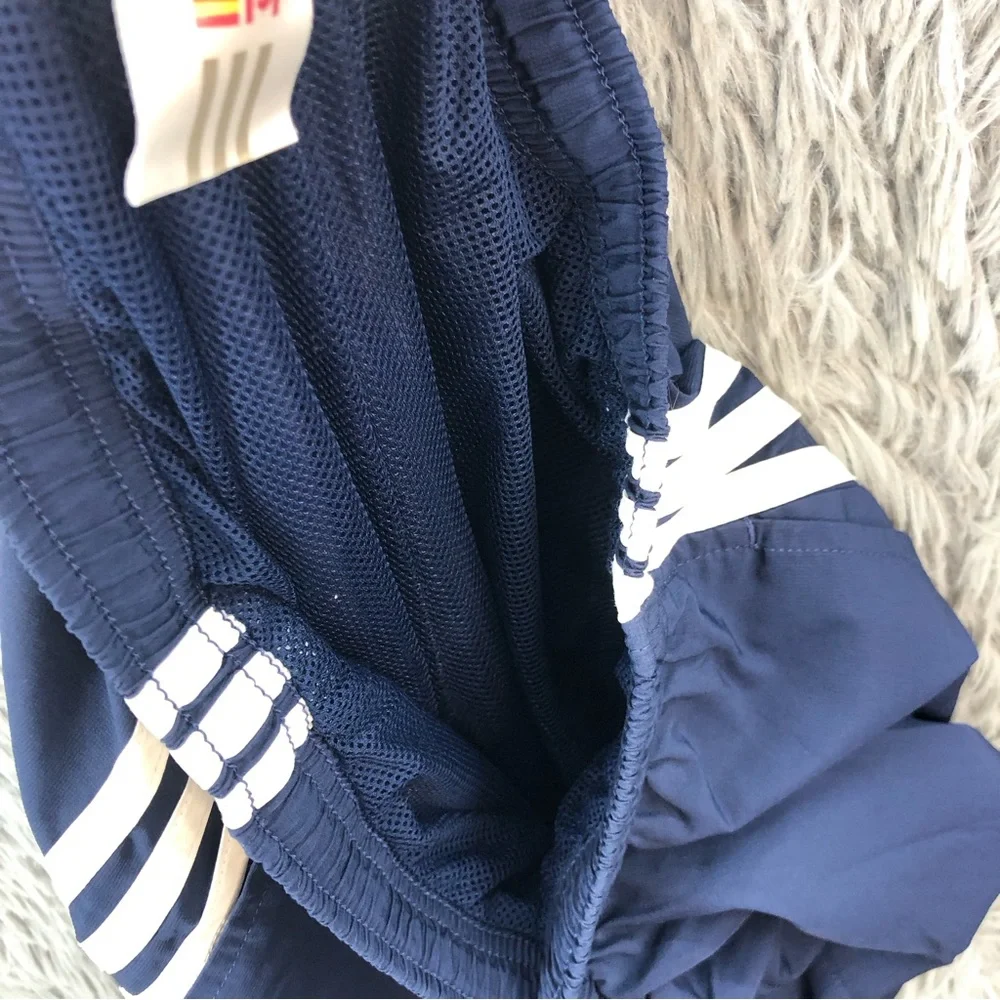 Adidas Track Pants Men Large Drawstring Waist Zipper Side Hem Athletic Workout